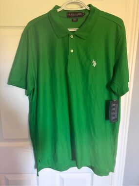 U.S. Polo Assn. Bright Green Short-Sleeve Polo